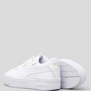 PUMA Womens Cali Sport Shine Sneakers Shoes Casual - White - Size 7.5 M