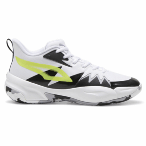 PUMA Genetics Basketball Mens Black, White Sneakers Athletic Shoes 30969101