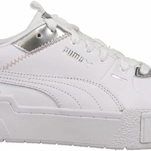 PUMA Womens Cali Sport Shine Sneakers Shoes Casual - White - Size 7.5 M