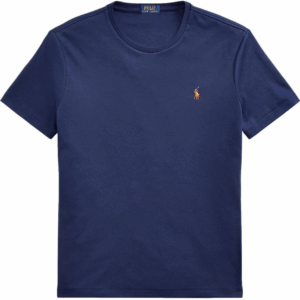 Polo Ralph Lauren Mens Crew Neck T-Shirt (M, Navysigpony)