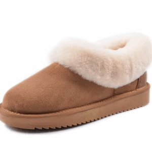 Natural Wool Woman Snow Boots 2025 Real Sheepskin Women'S Genuine Sheepskin Women Boots Women Shoes Flats Shoes Shoes Women